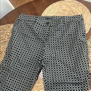 Hilary Radley Monochrome Patterned Trousers